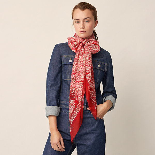 Mors et Gourmettes Remix scarf 140 | Hermès Finland